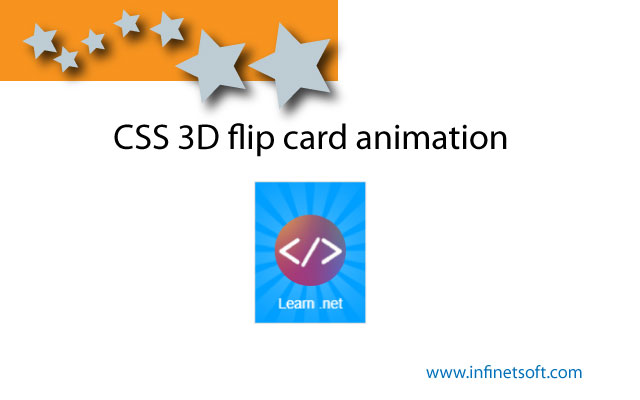 CSS 3D flip card animation
