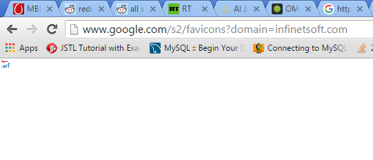 get favicon using google webservice