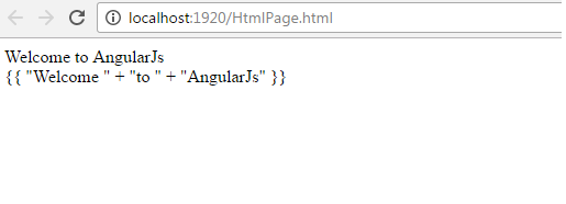 ng-app angularJS