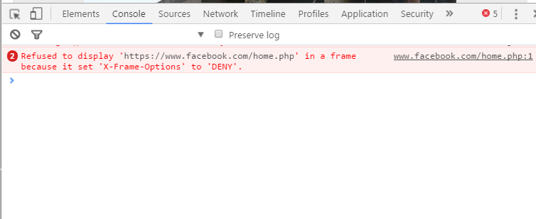 Add your url of your website in facebook app