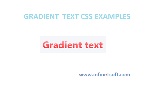 gradient text CSS examples