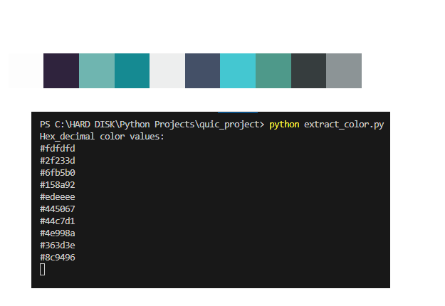 rgb to hex value