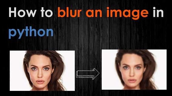 blur image in python